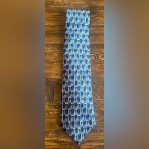 J Garcia Necktie 100% Silk "Carousel" Multicolor‎ Korea 1996 VTG.